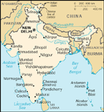 carte de l'Inde